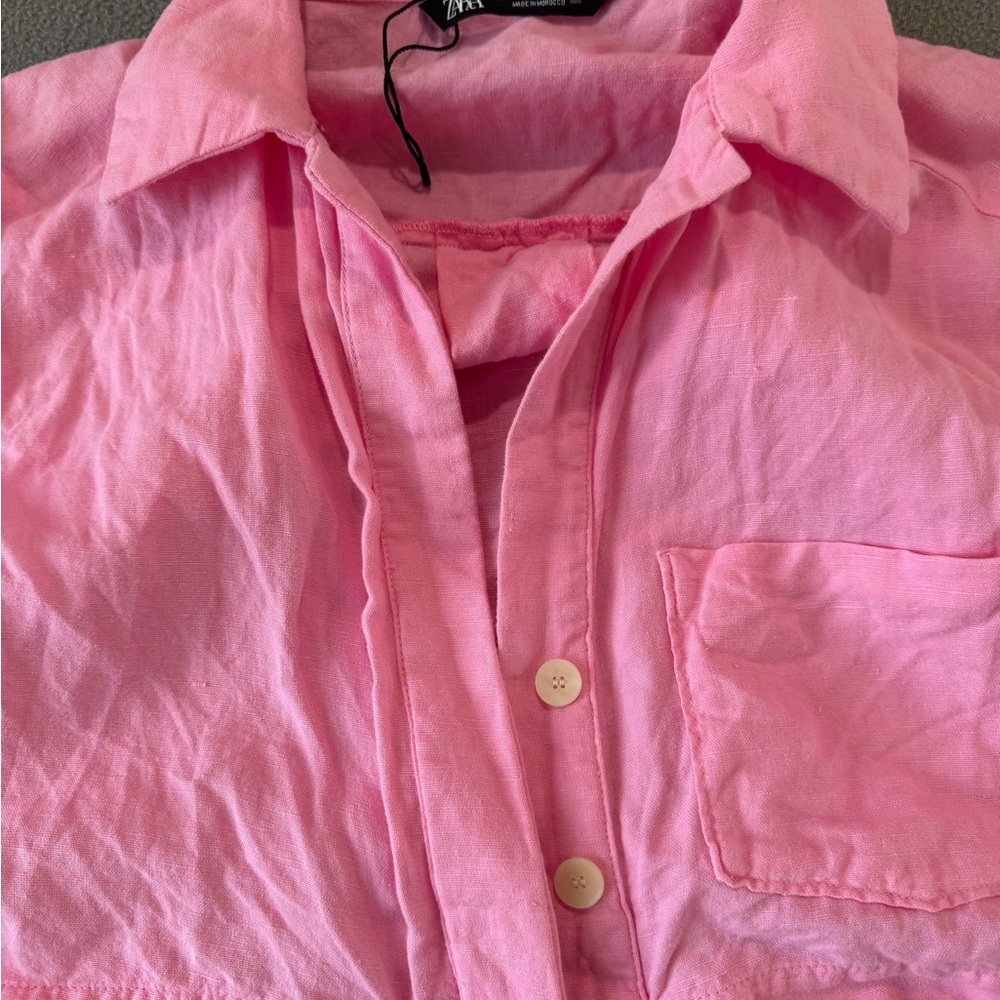 Zara Pink Sleeveless Mini Dress - Picture 6 of 10